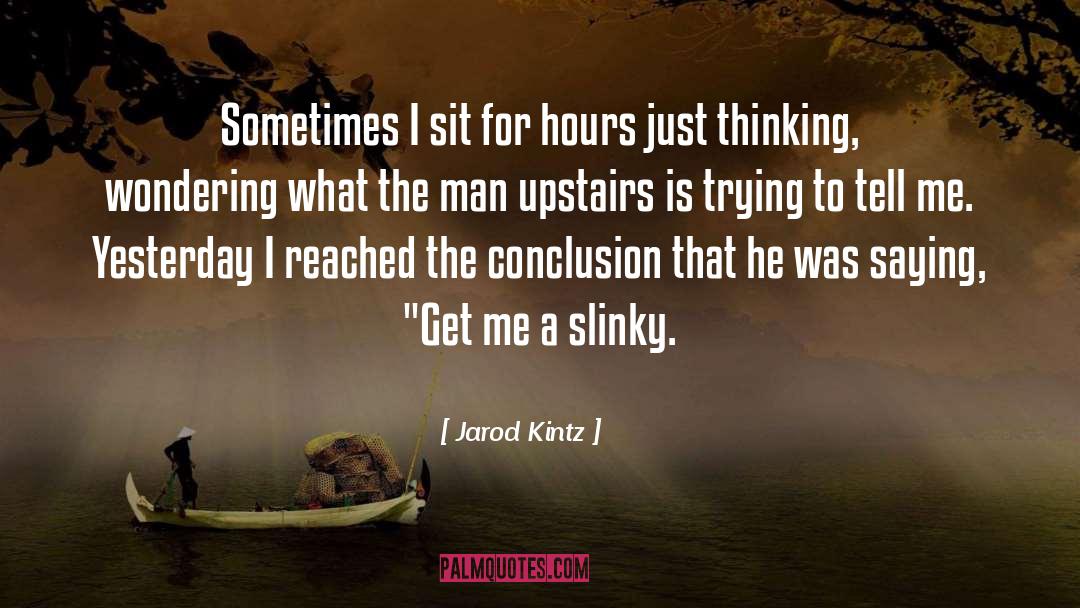Wondering quotes by Jarod Kintz