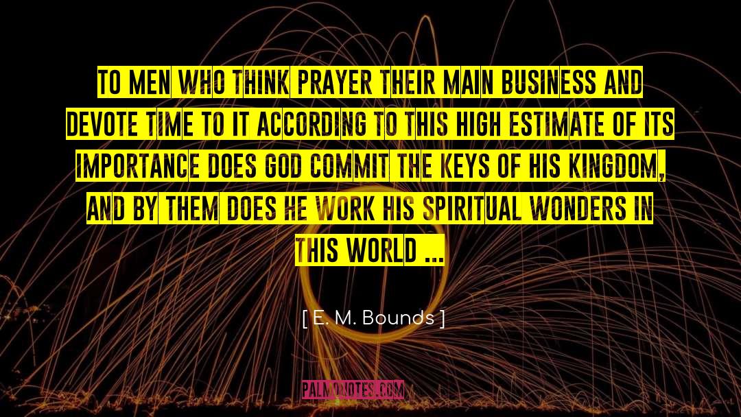 Wonders Of God quotes by E. M. Bounds
