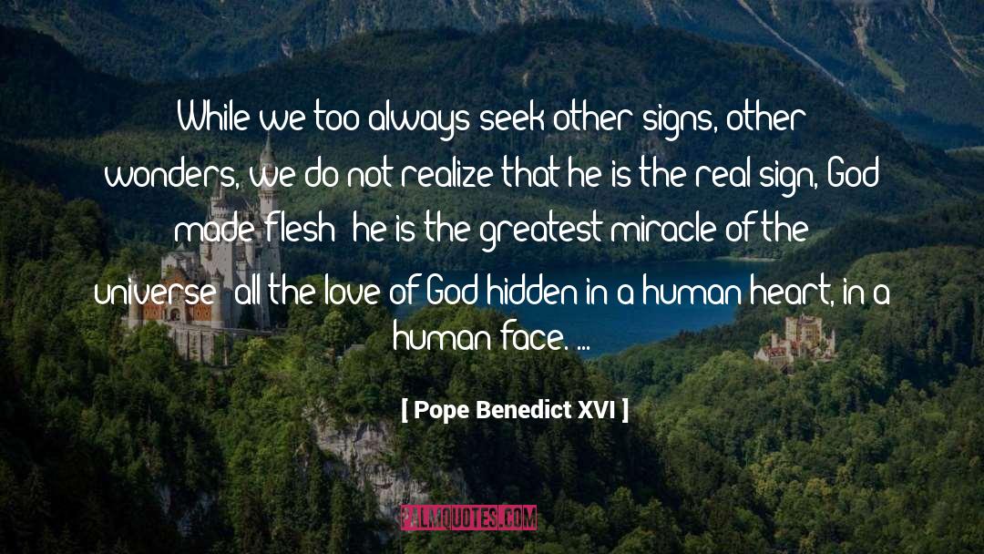 Wonders Of God quotes by Pope Benedict XVI