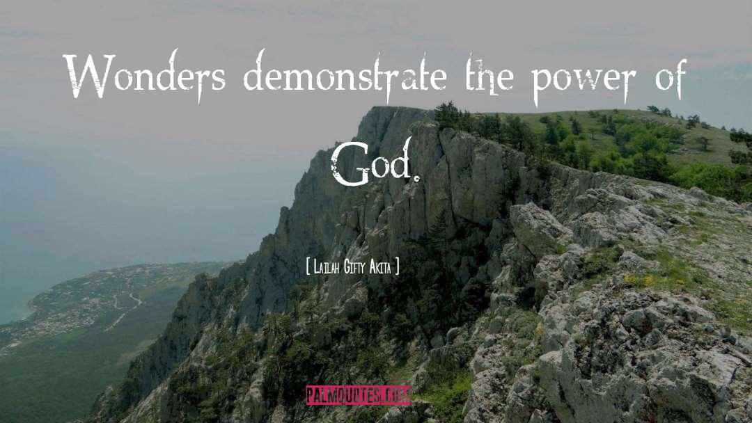 Wonders Of God quotes by Lailah Gifty Akita