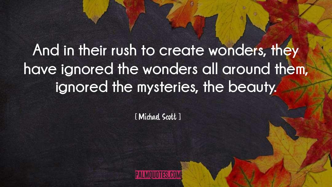 Wonders quotes by Michael Scott