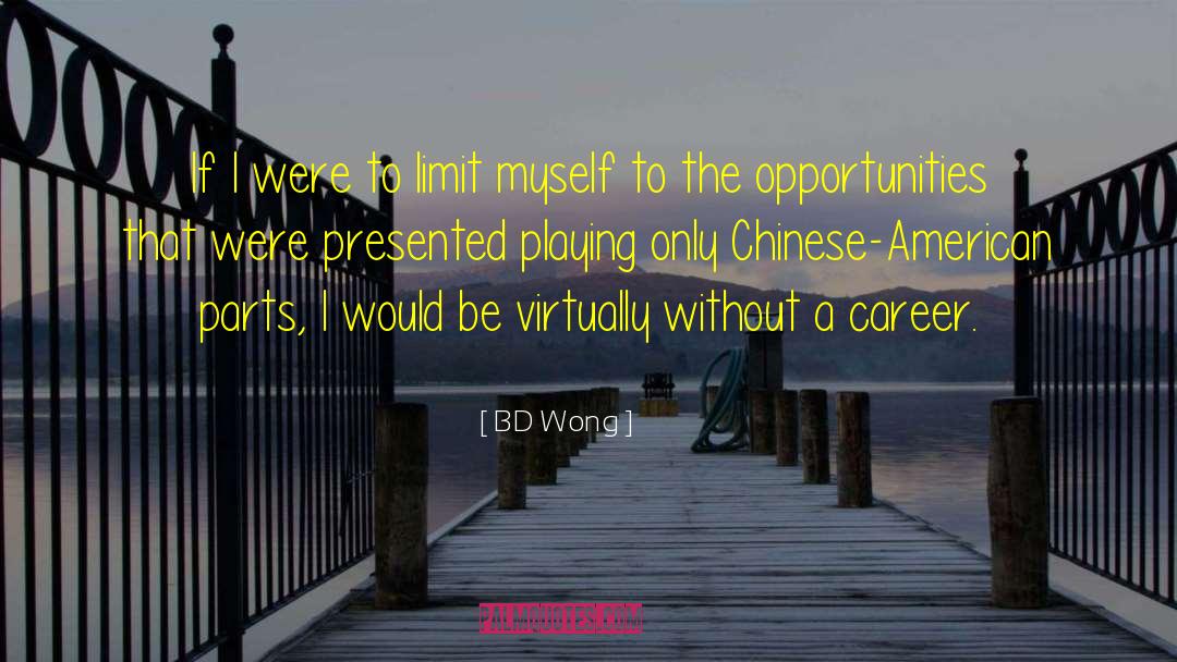 Wong Kar Wai quotes by BD Wong