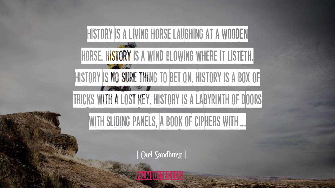 Wooden Horse quotes by Carl Sandburg