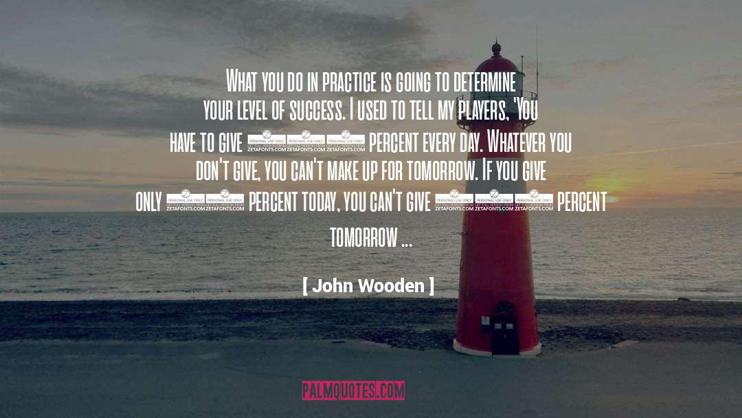 Wooden Shoes quotes by John Wooden