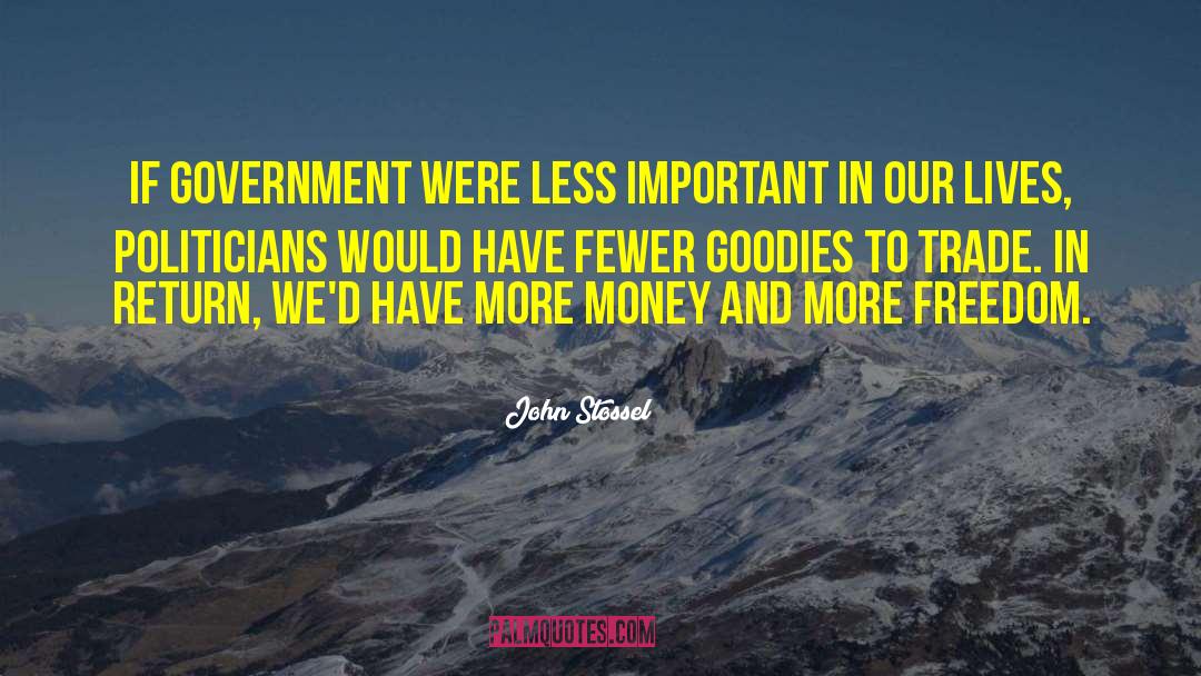 Woodies Goodies quotes by John Stossel