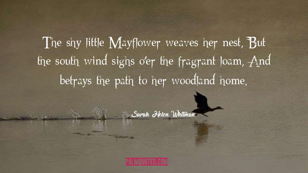 Woodland quotes by Sarah Helen Whitman