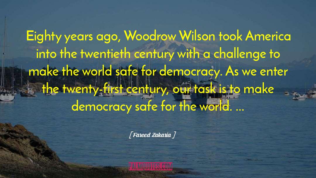 Woodrow Wilson Eugenics quotes by Fareed Zakaria