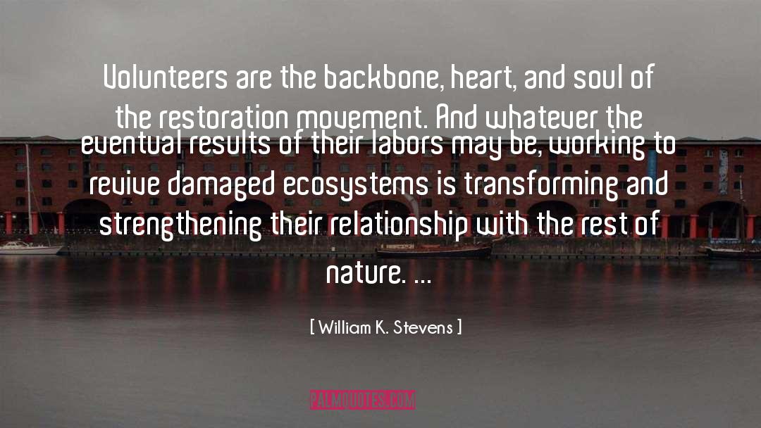 Woofing Volunteer quotes by William K. Stevens