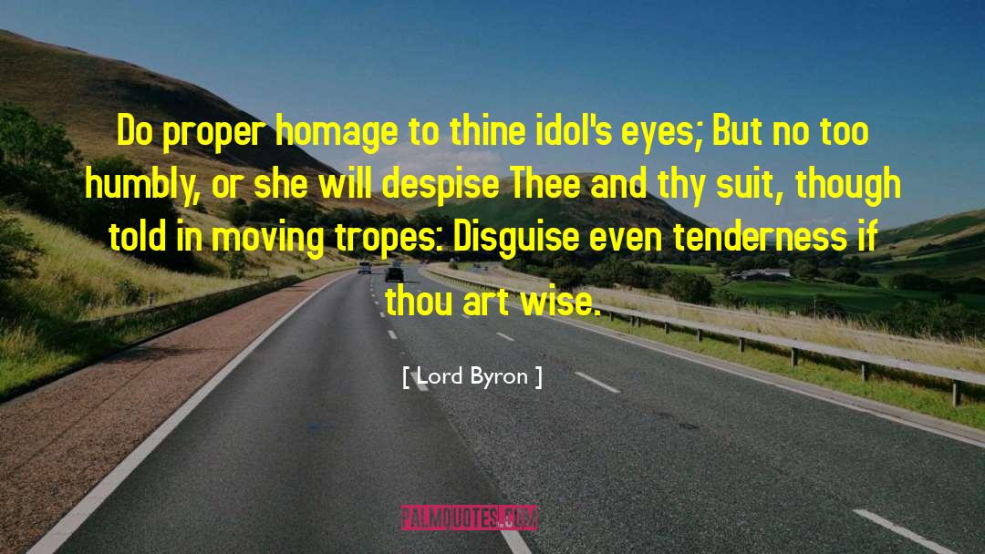 Wooing quotes by Lord Byron