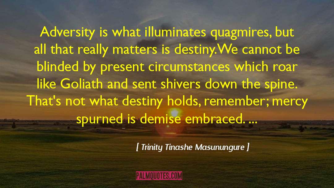 Woolbright Spine quotes by Trinity Tinashe Masunungure
