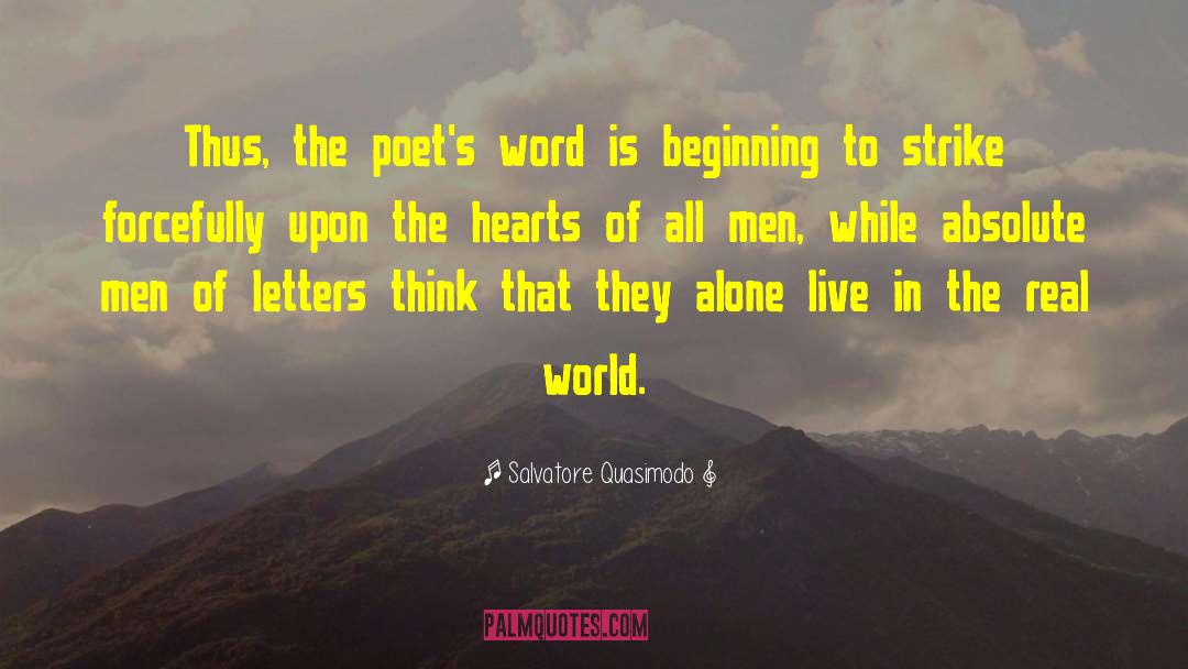 Word Association quotes by Salvatore Quasimodo