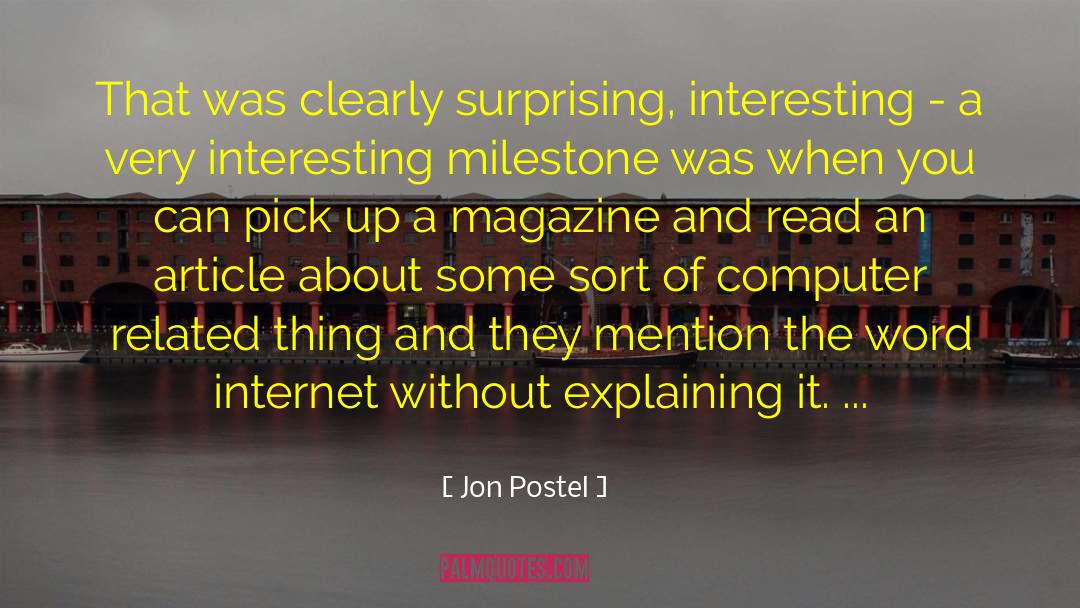 Word Association quotes by Jon Postel
