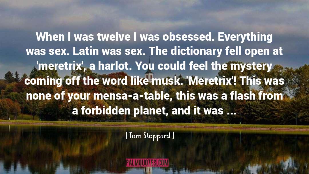 Word Blindness quotes by Tom Stoppard