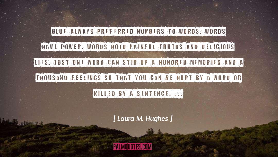 Word Can Hurt quotes by Laura M. Hughes