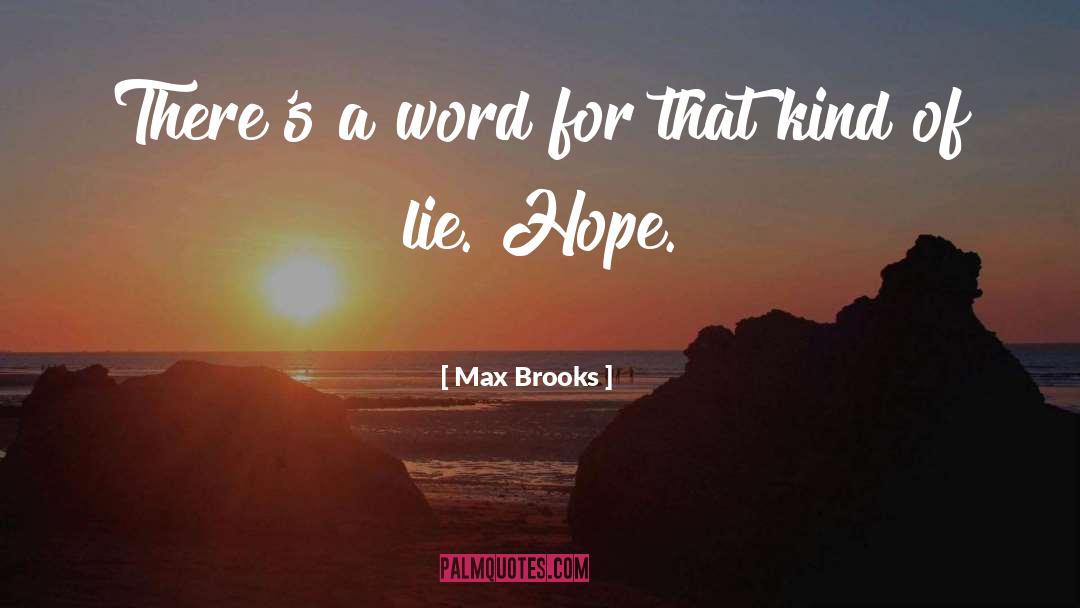 Word Choice quotes by Max Brooks