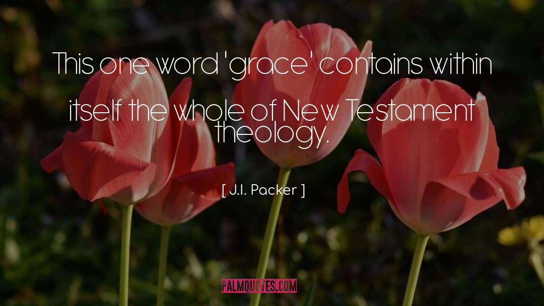 Word Contains quotes by J.I. Packer