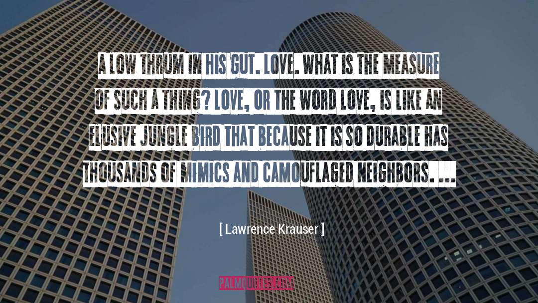 Word Love quotes by Lawrence Krauser