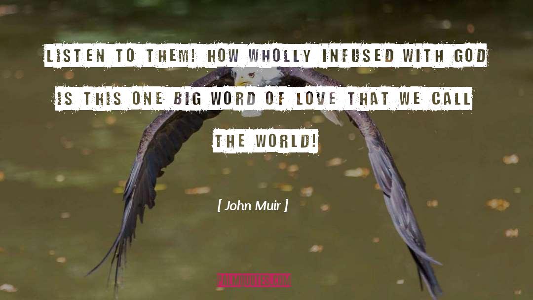 Word Of God Speak quotes by John Muir