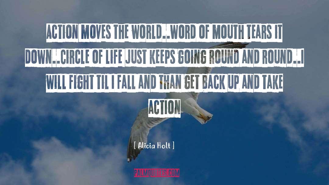 Word Of Mouth quotes by Alicia Holt