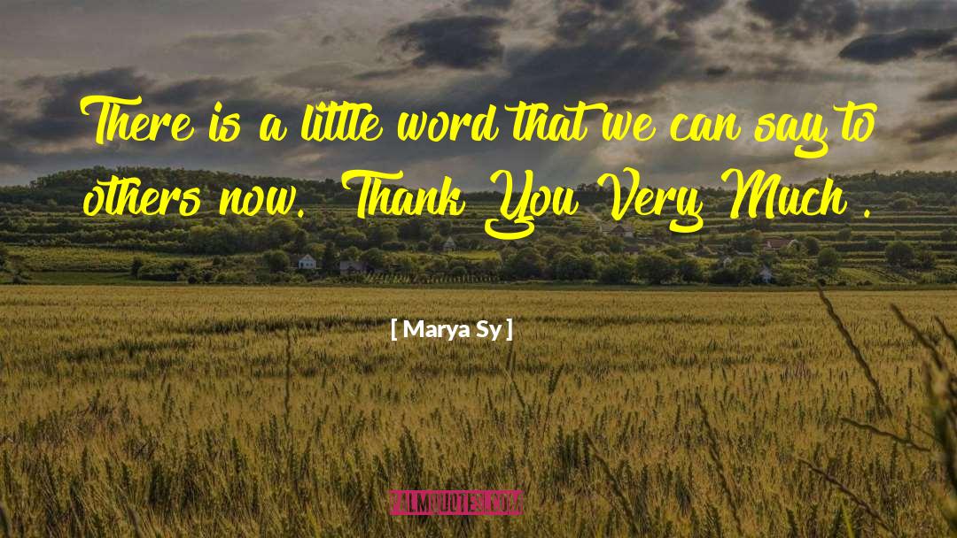 Word Plays quotes by Marya Sy