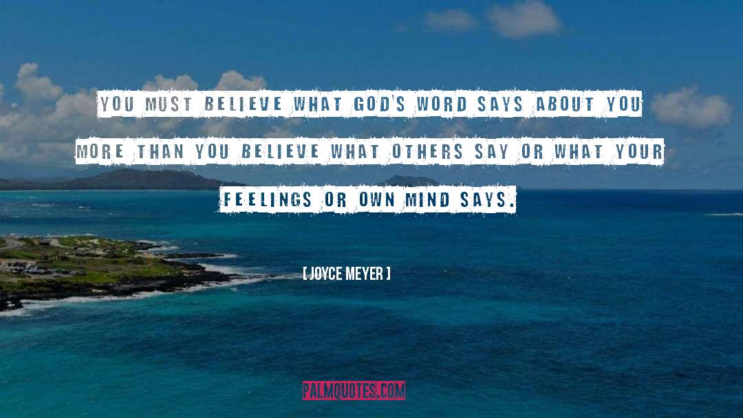 Word Police quotes by Joyce Meyer