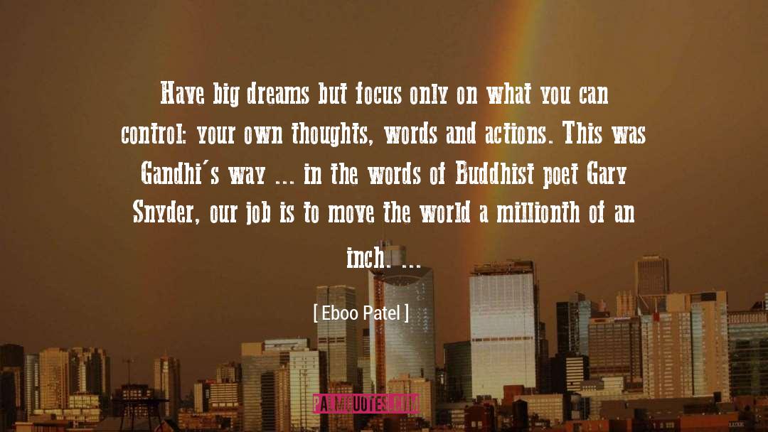 Words And Actions quotes by Eboo Patel