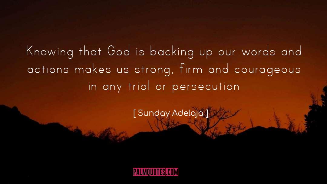 Words And Actions quotes by Sunday Adelaja