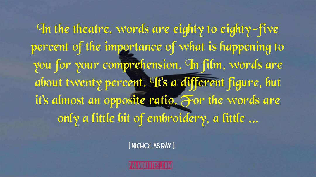 Words Are Signposts quotes by Nicholas Ray