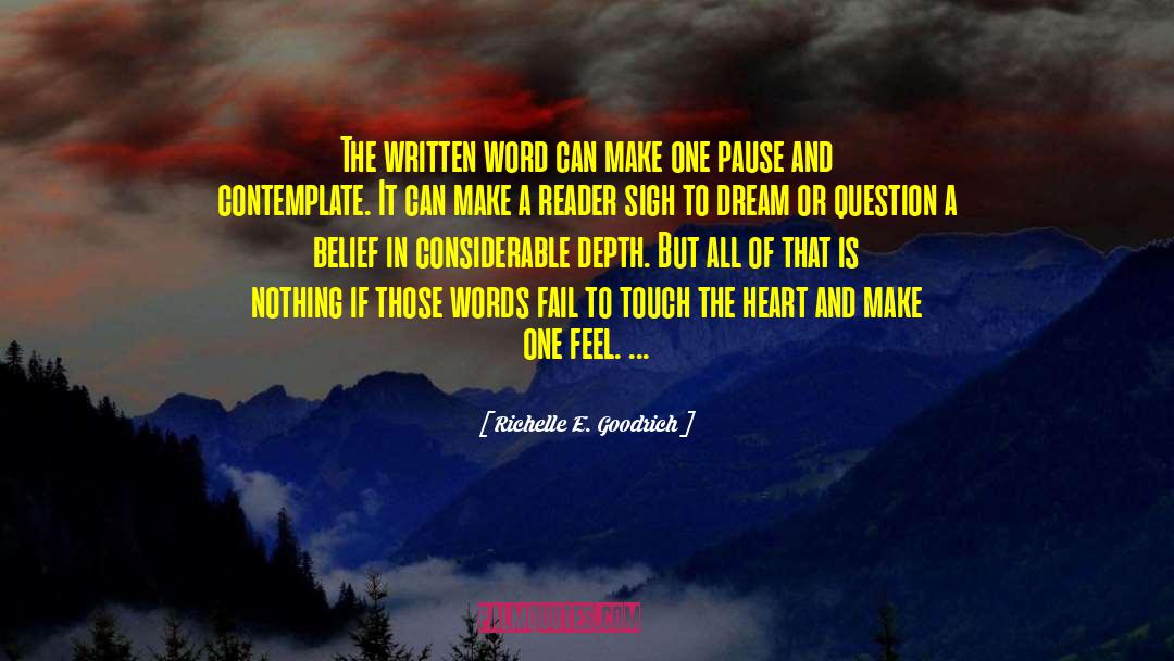 Words Fail quotes by Richelle E. Goodrich