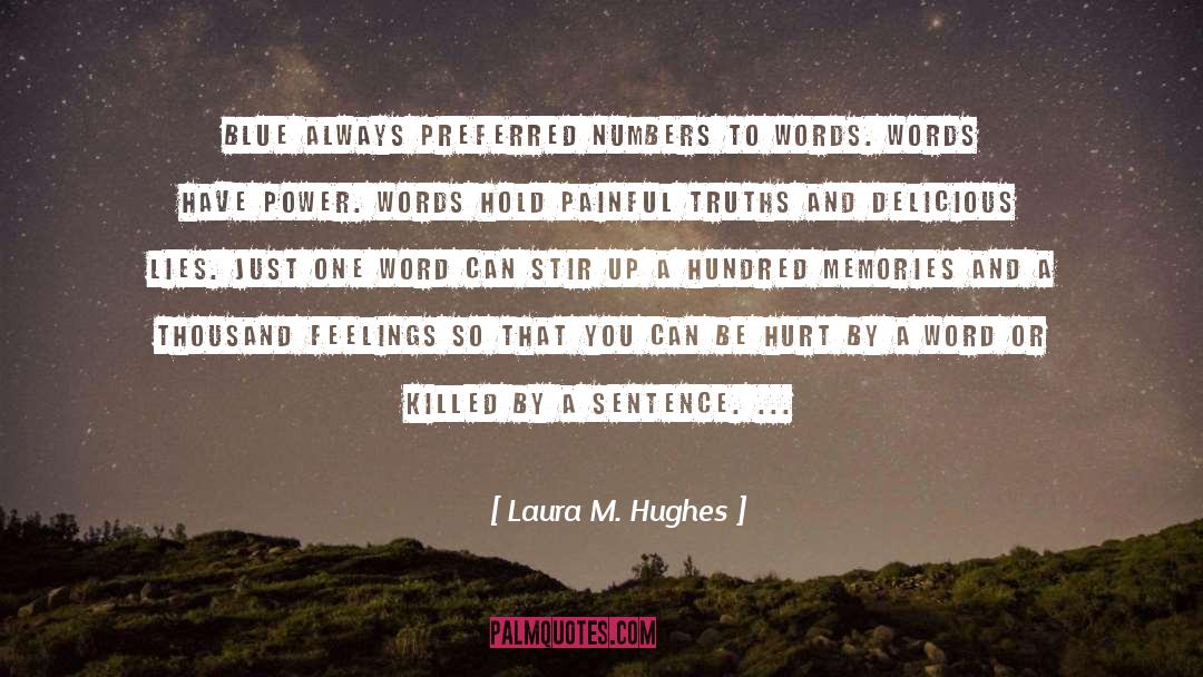 Words Have Power quotes by Laura M. Hughes