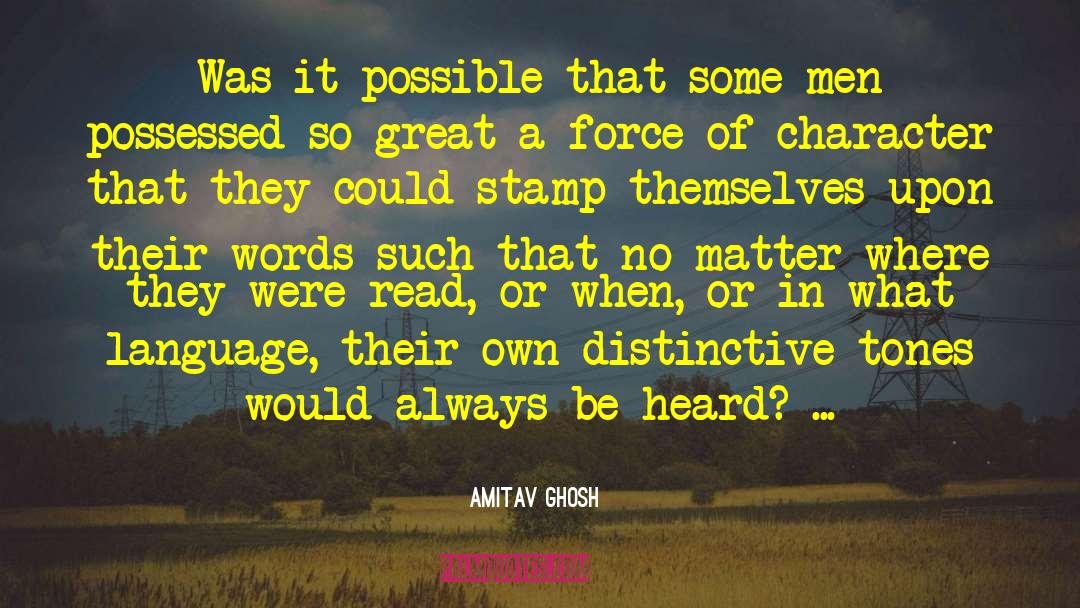 Words In Air quotes by Amitav Ghosh