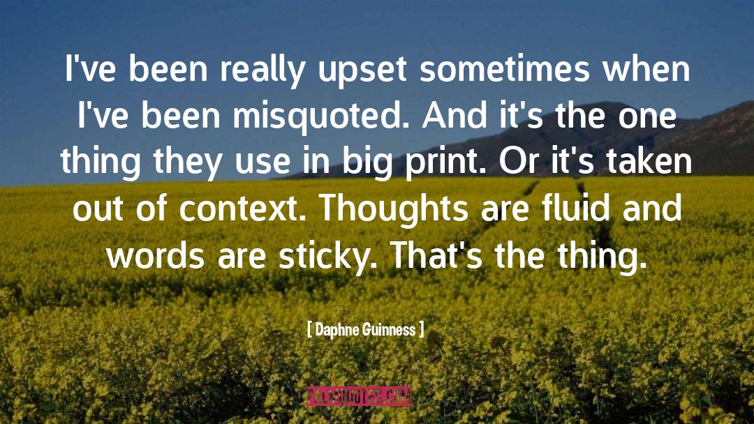 Words In Air quotes by Daphne Guinness