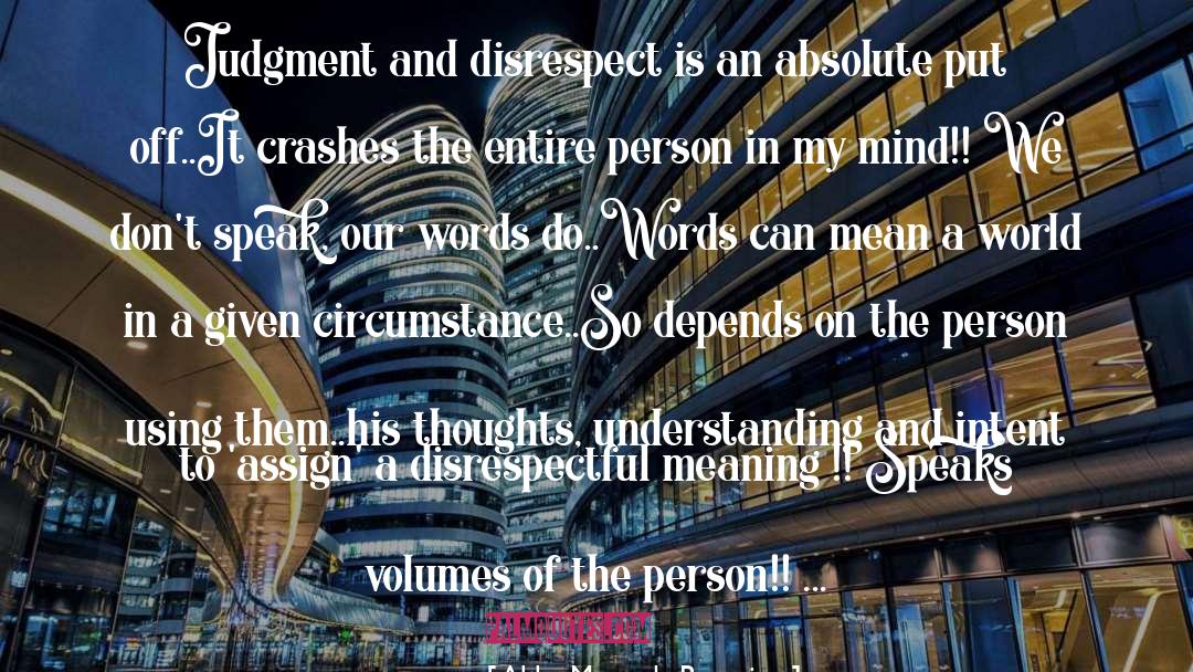 Words Judgement Nucleus quotes by Abha Maryada Banerjee