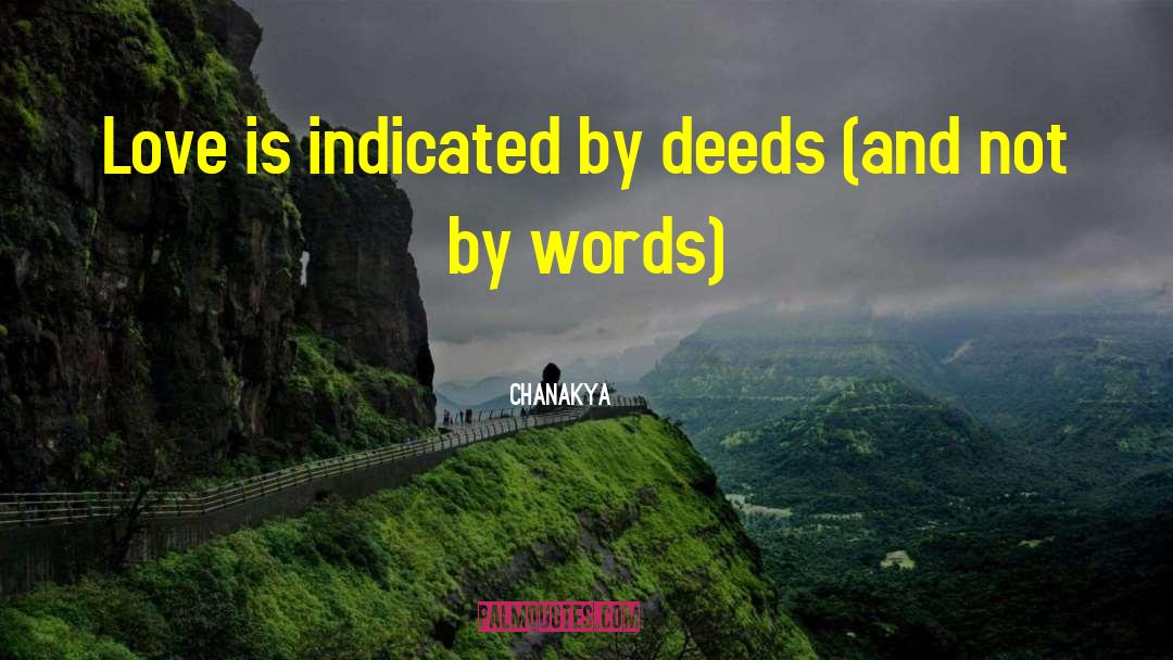 Words Love quotes by Chanakya