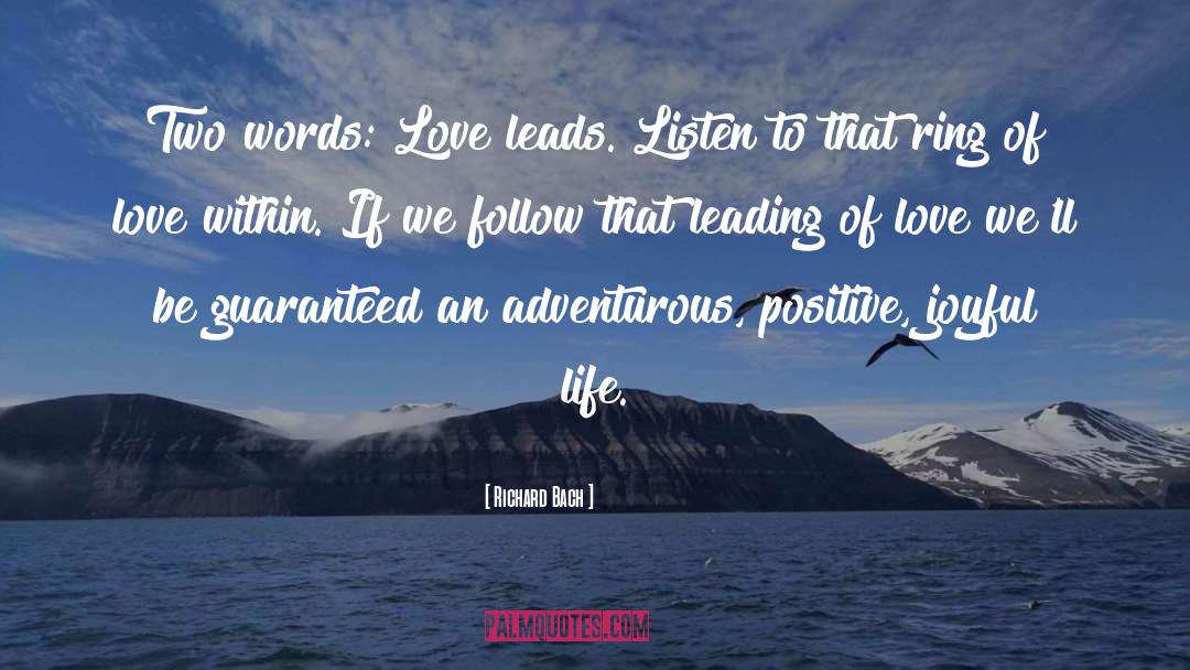 Words Love quotes by Richard Bach