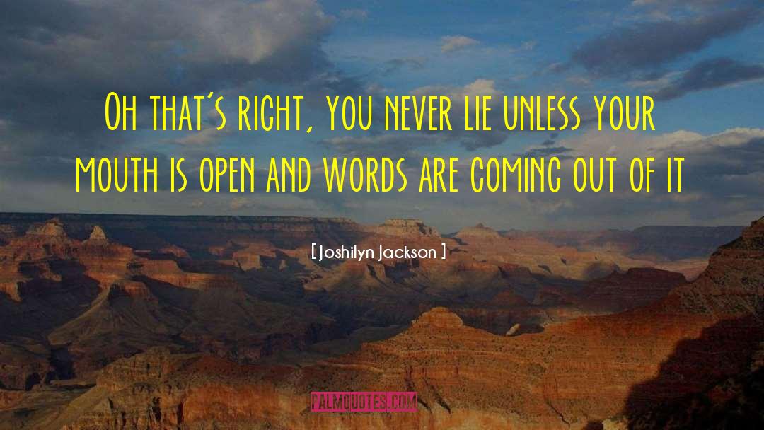 Words Of God quotes by Joshilyn Jackson