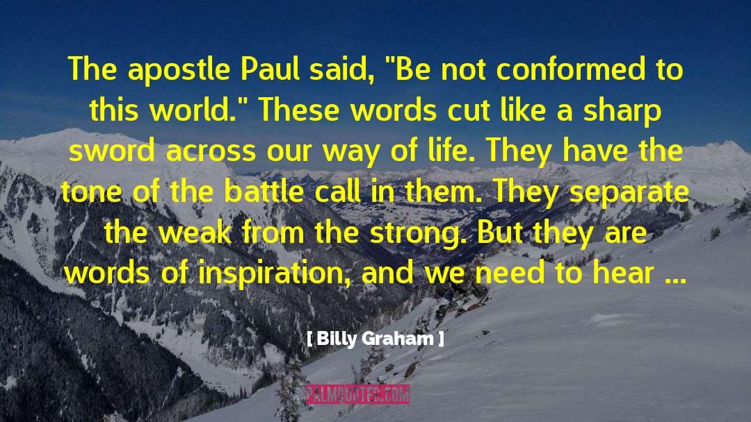 Words Of Inspiration quotes by Billy Graham