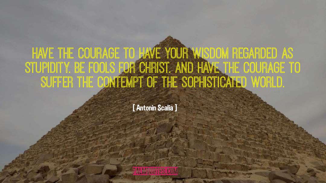 Words Of Wisdom Wisdom quotes by Antonin Scalia