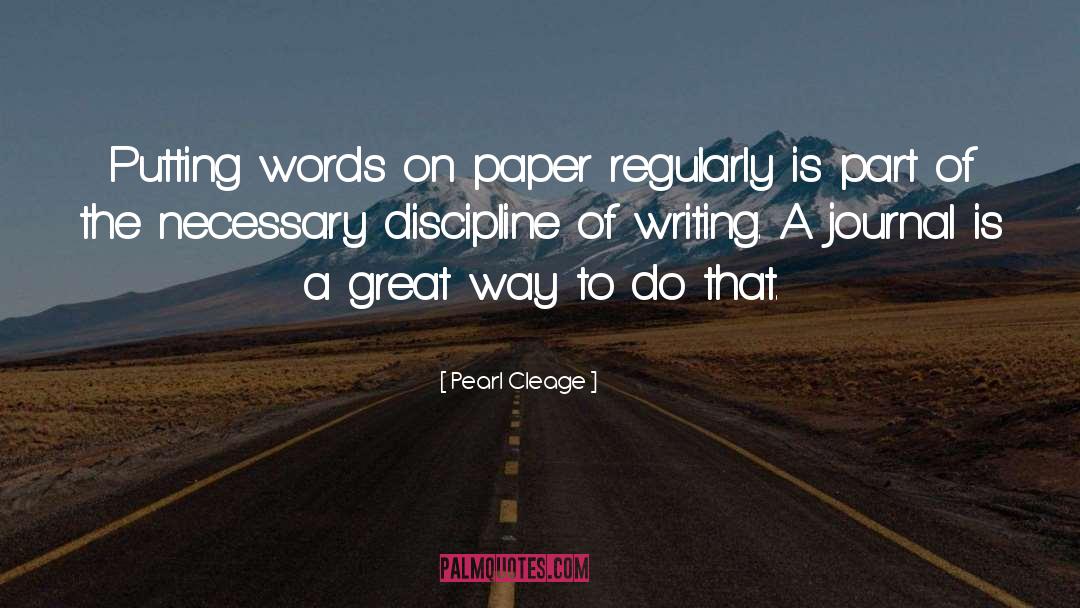 Words On Paper quotes by Pearl Cleage