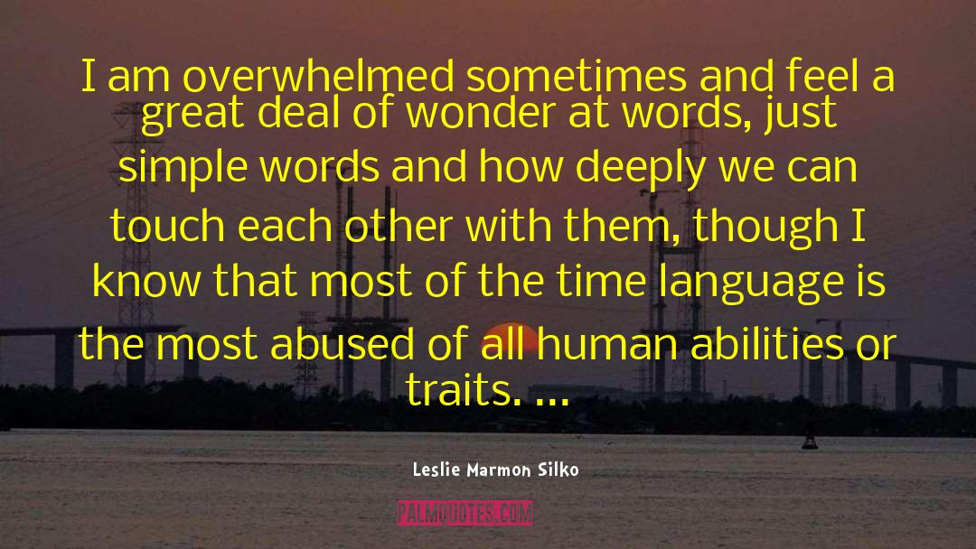 Words That Hurt quotes by Leslie Marmon Silko