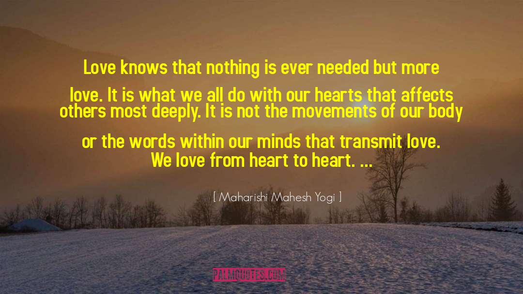 Words Words Of Wisdom quotes by Maharishi Mahesh Yogi