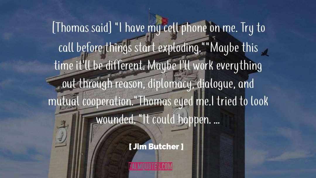 Work Banter quotes by Jim Butcher