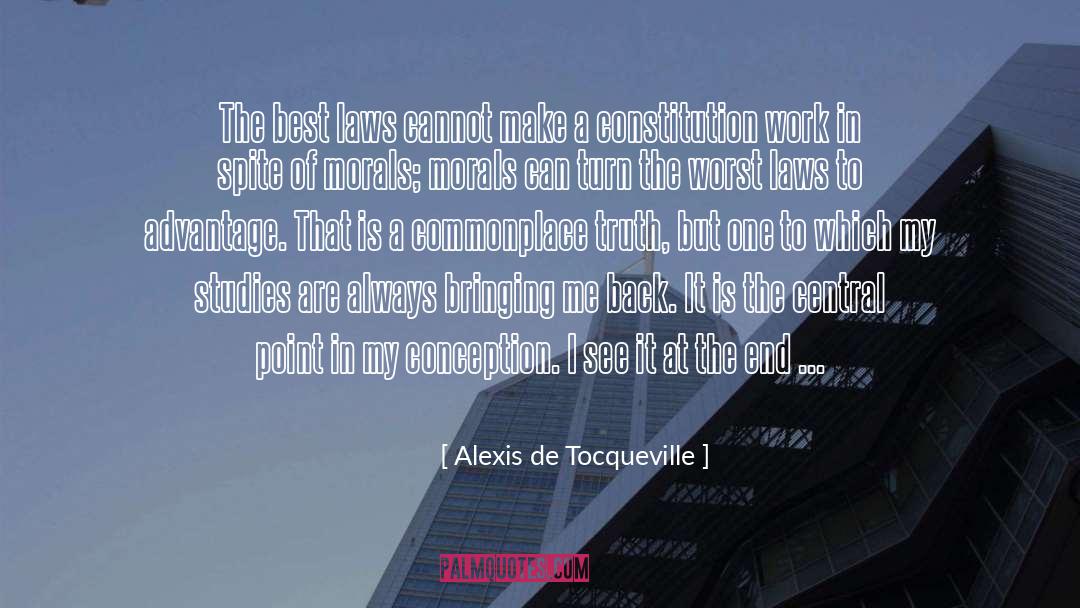 Work Effort quotes by Alexis De Tocqueville