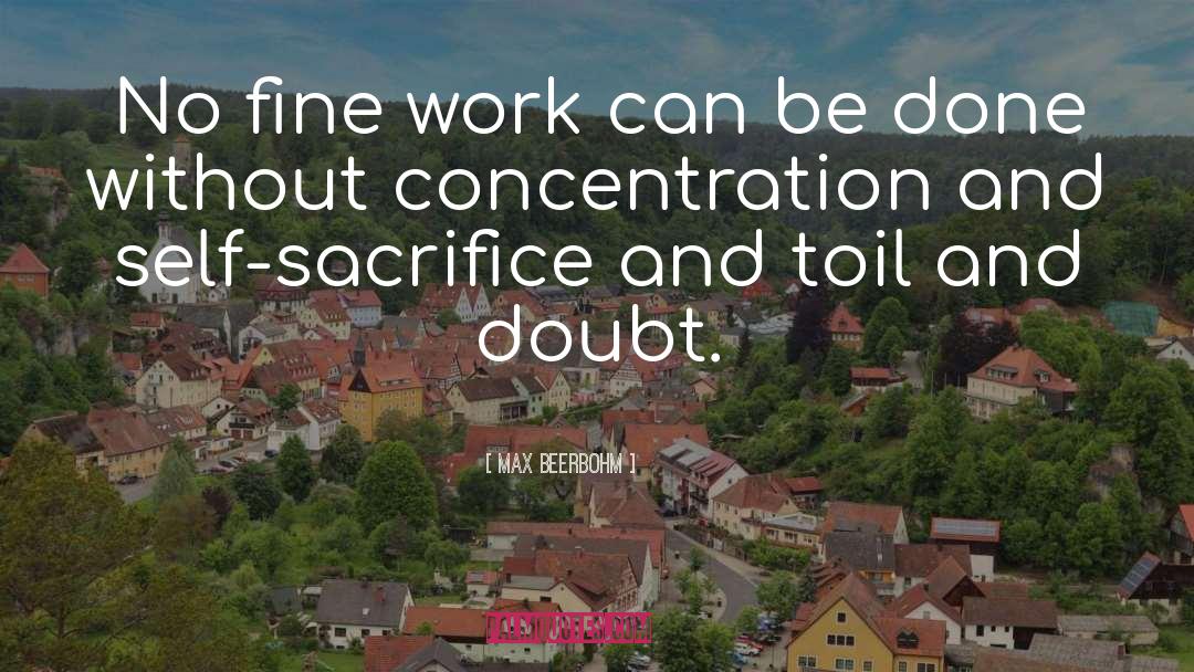 Work Effort quotes by Max Beerbohm