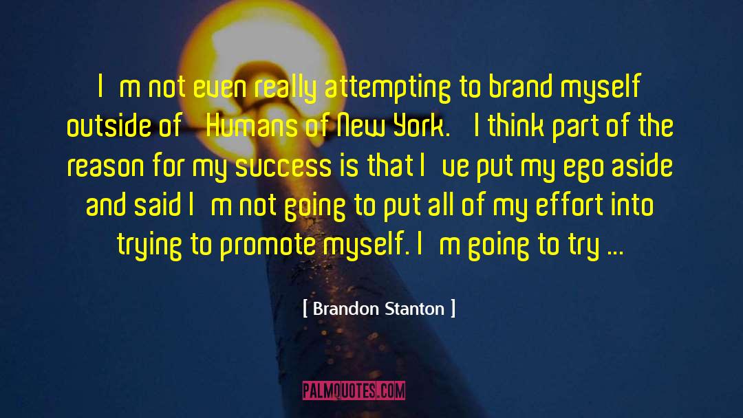 Work Effort quotes by Brandon Stanton