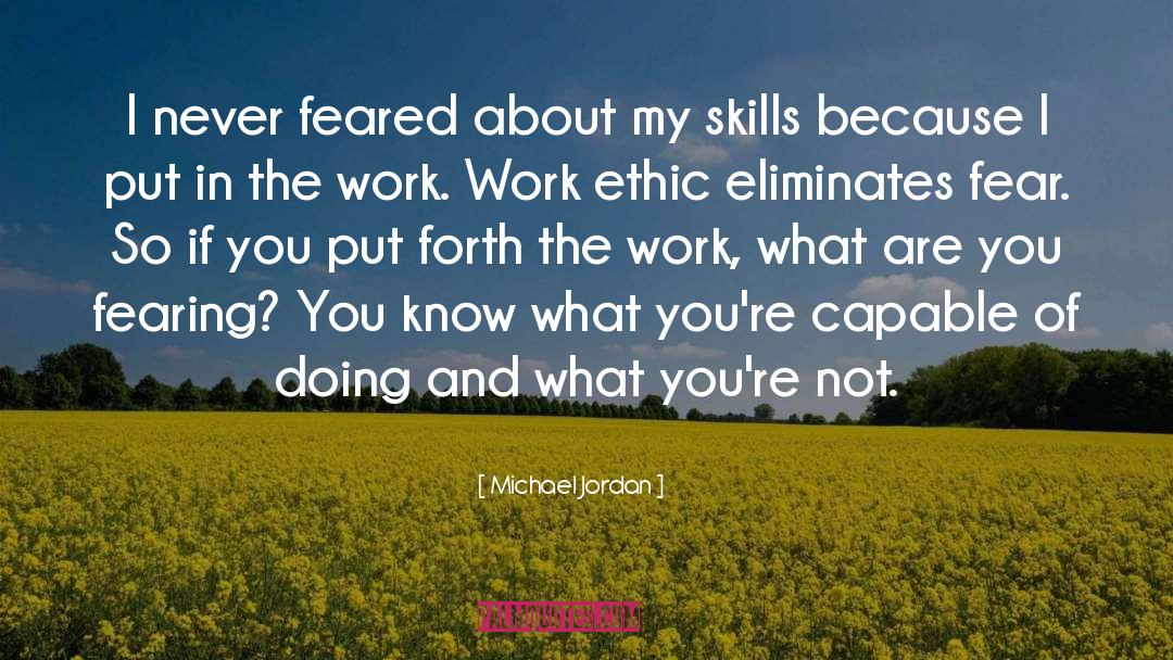 Work Ethic quotes by Michael Jordan