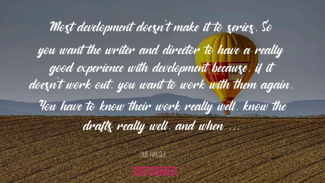 Work Experience quotes by Sue Naegle
