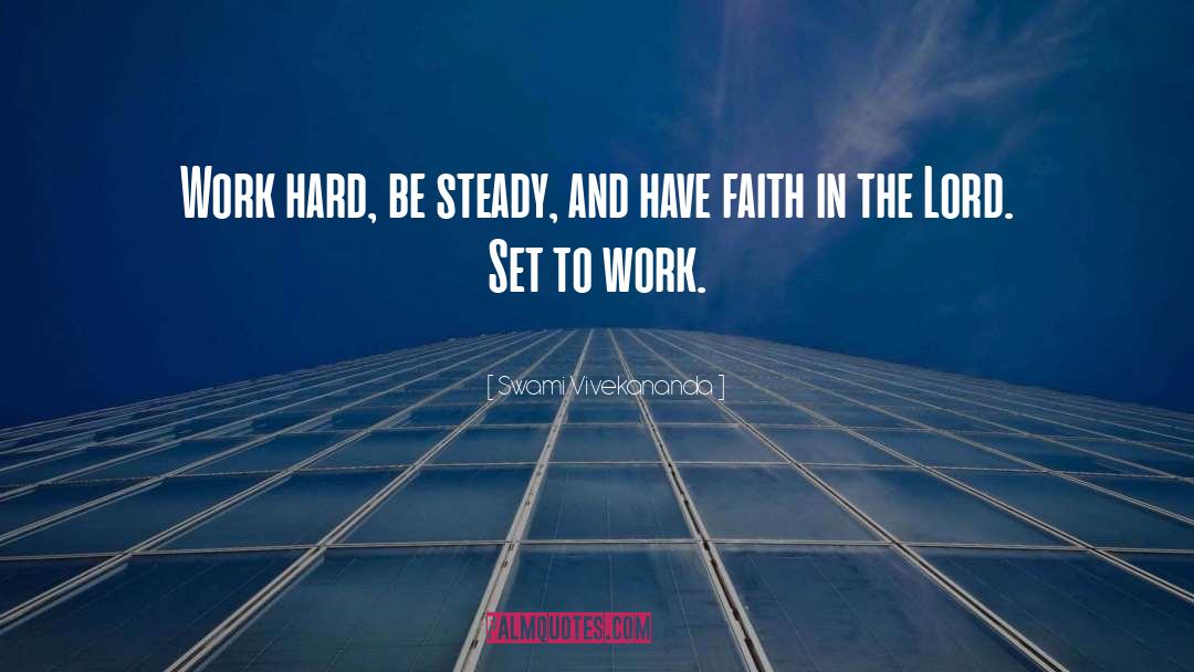 Work Hard quotes by Swami Vivekananda