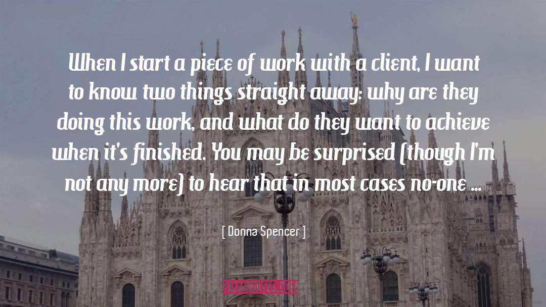 Work Job quotes by Donna Spencer