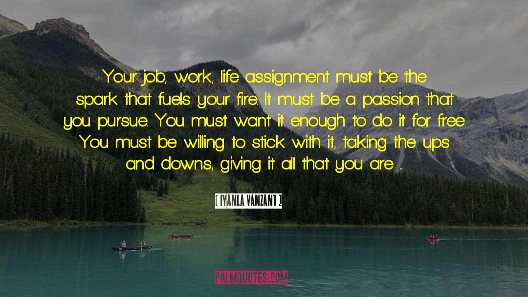 Work Life quotes by Iyanla Vanzant